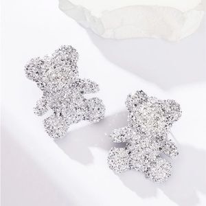 Silver Bear Earrings